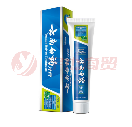 云南白Y 牙膏 210g (薄荷清爽型)