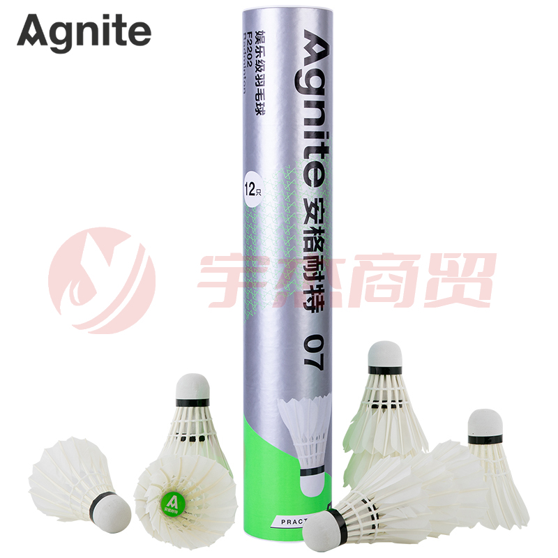 安格耐特(Agnite)F2202羽毛球(白色)(12个/筒)