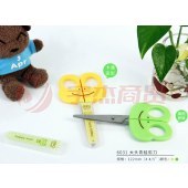 得力6031剪刀 绿黄颜色随机 学生剪刀 生活办公剪刀