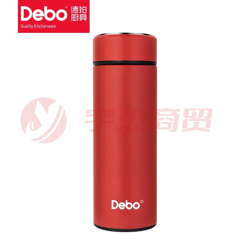 徳铂(Debo)保温杯316不锈钢学生办公室水杯男女便携真空水杯子肖恩 红色 (XTGM2023081114383810)