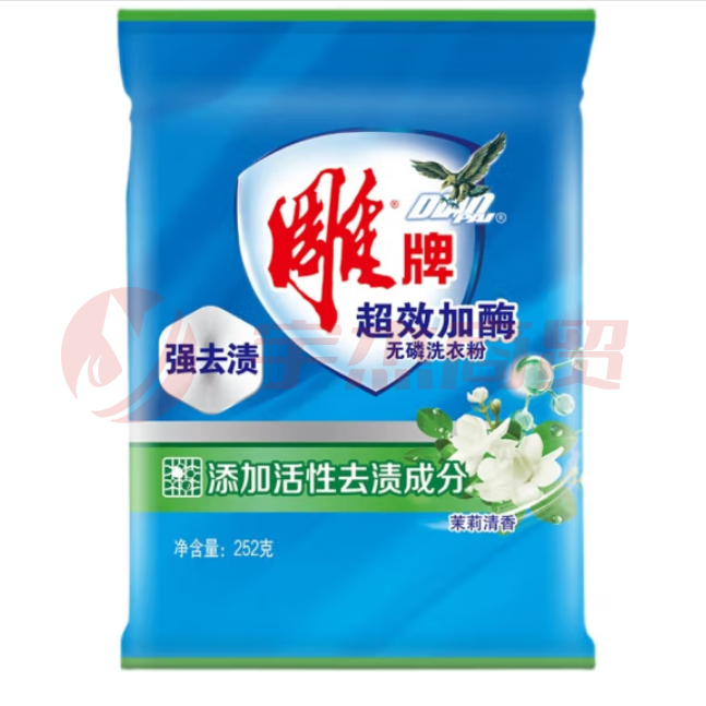 雕牌 252g 洗衣粉 超效加酶 茉莉清香