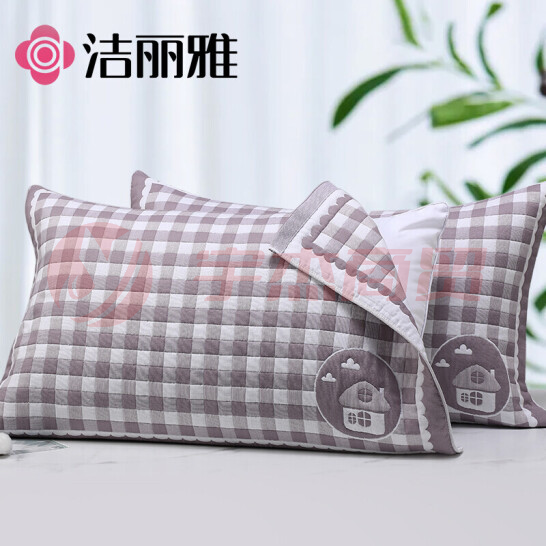 洁丽雅  枕巾  78*52cm 货号：JC