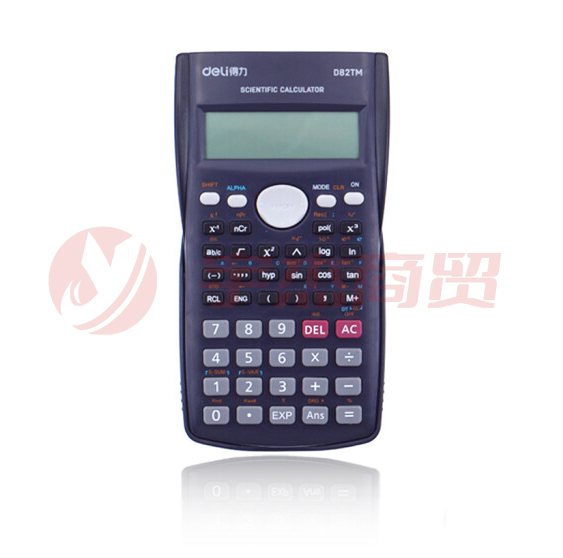 得力D82TM函数计算器(深蓝)