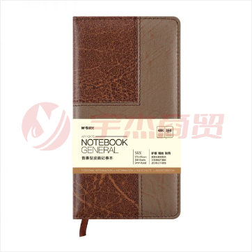 晨光普惠皮面记事本 APY1GK78 48K 160页