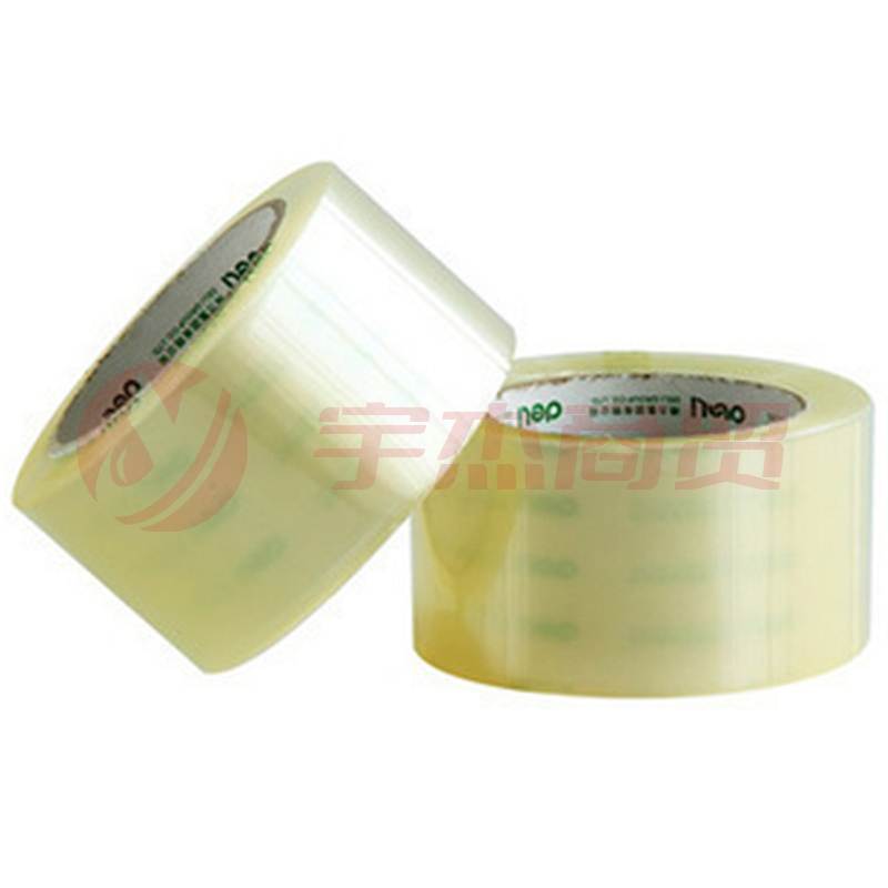 得力 30922 封箱胶带 6卷/筒 55mm*100y*45um(单位：筒) 透明ID:485