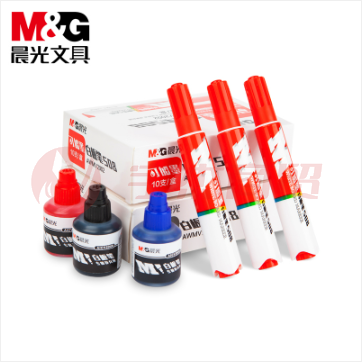 晨光 M&G AWMV2002C 晨光经济型可加墨白板笔S08（红）AWMV2002（10支一盒）