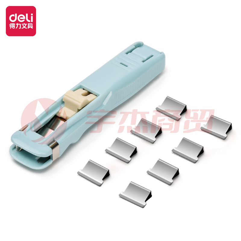 得力8591F因为遇见你推夹器(蓝)