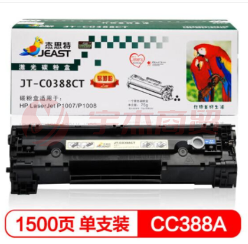 杰思特CC388A硒鼓JT-C0388C 适用惠普P1007 P1008 1106 1108 1213MFP 1136MFP打印机粉盒106 P1007 P1008等 硒鼓      WLSZ01052251125022