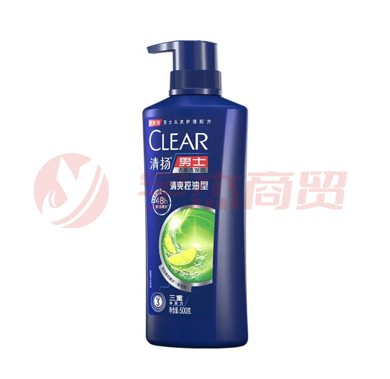清扬(CLEAR)男士去屑洗发水清爽控油型500g青柠薄荷醇 洗头膏