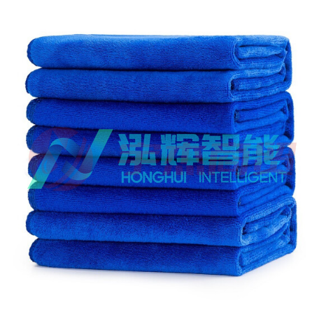 超细纤维毛巾 抹布薄款 超强吸水 毛巾35*75cm蓝色 单条装