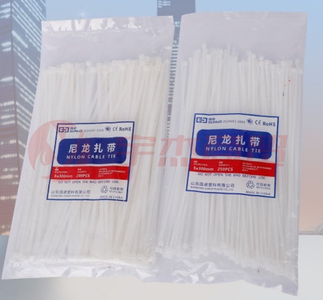 固定塑料捆扎线带卡扣 自锁式尼龙扎带4*200mm(270根）