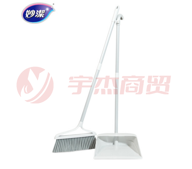妙洁 扫把扫帚簸箕组合套装 加长扫把杆轻巧耐用 (.094)