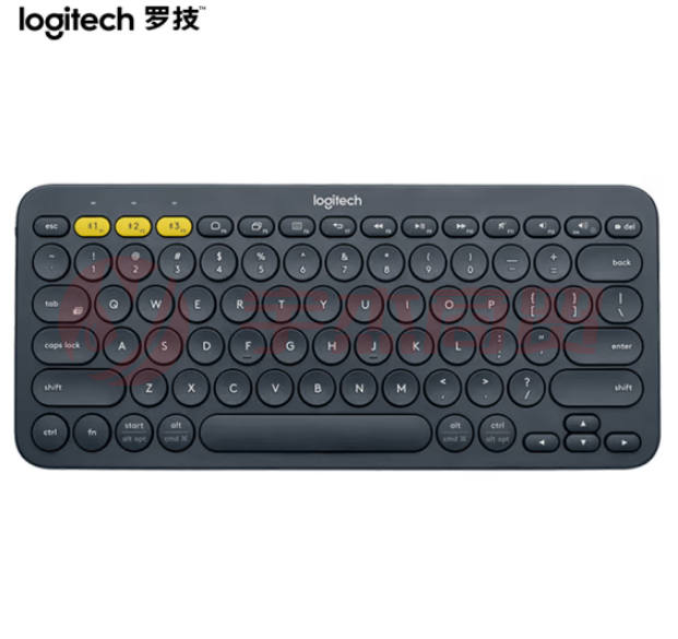 罗技（Logitech） K380 无线蓝牙键盘 深灰色
