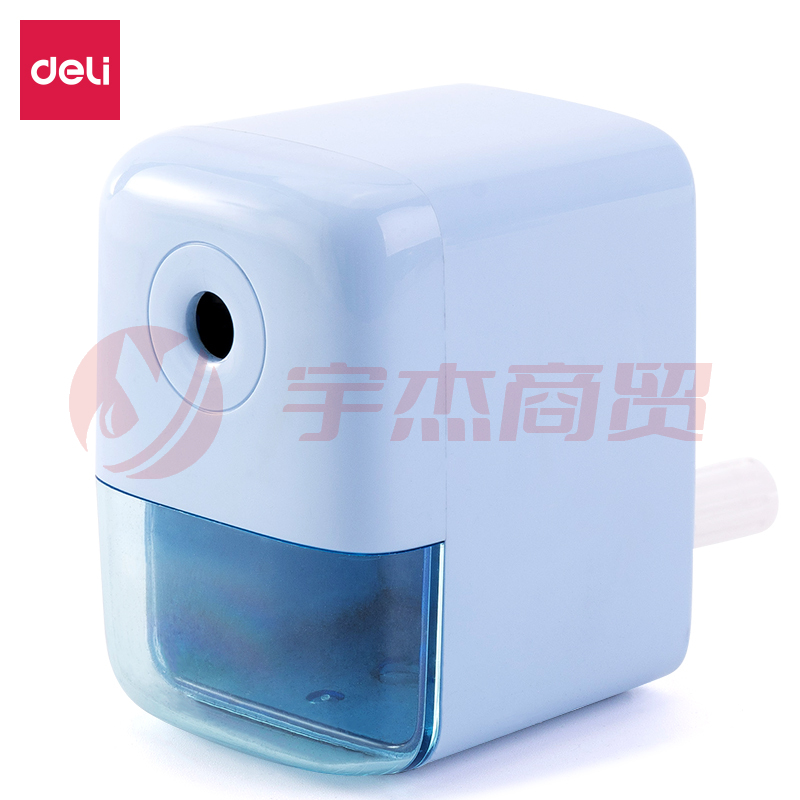 得力71158自动进笔削笔机(红蓝2色，颜色备注)(只)