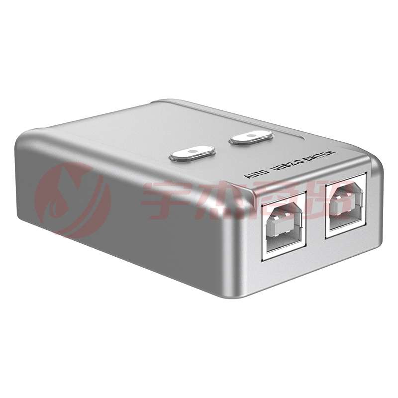 迈拓维矩MT-SW221-CH usb打印机共享器2口自动二进一出打印切换器2进1出